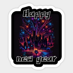 Graffiti Style - Happy New Year 2 (en) Sticker